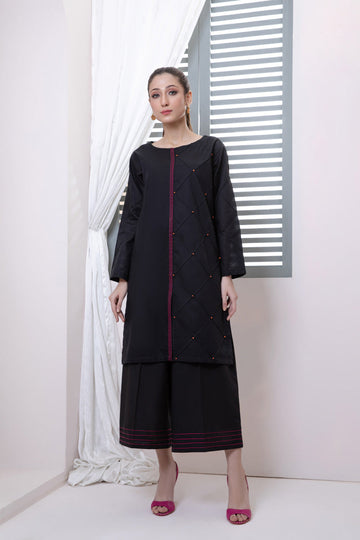 Bonanza Satrangi Black Cambric Suit Ask222p07 Eid Pret 2022 Online Shopping
